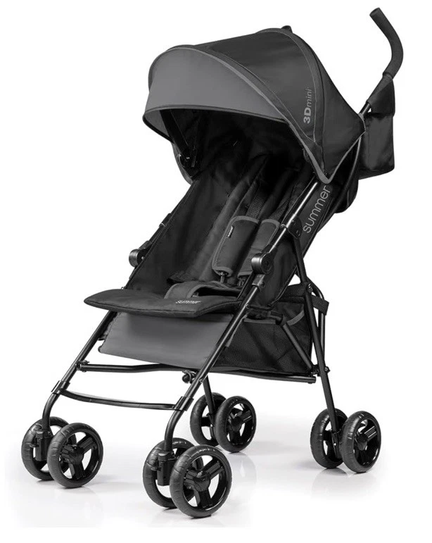 Summer by Ingenuity 3D Mini Convenience Black Stroller
