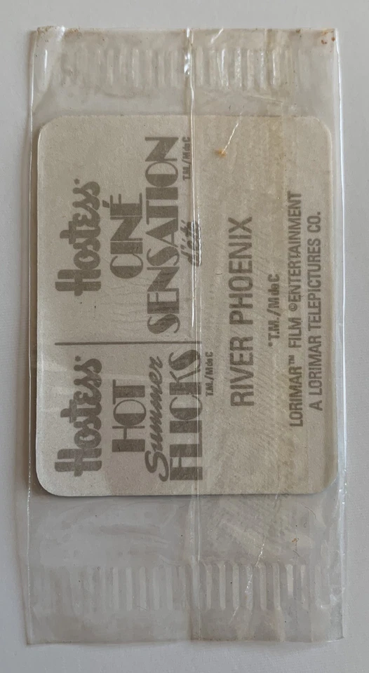 River Phoenix Rookie Card 1988 Hostess Hot Summer Flicks #23 Running On Empty - Image 2 of 2