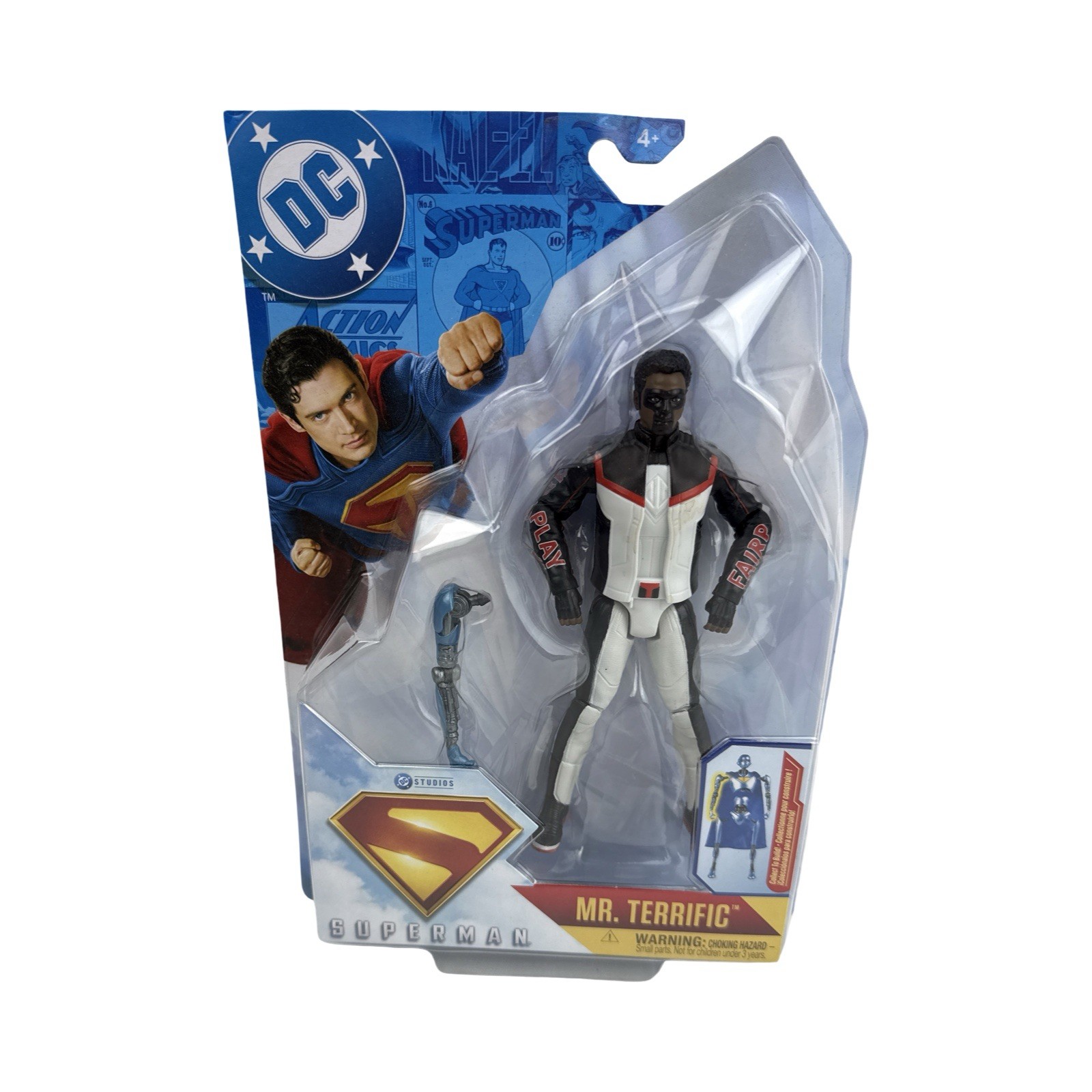 DC Superman Movie Mr Terrific 6"" Collect To Build Action Figure 2025 NEW