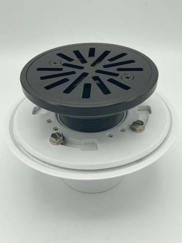 Delta DT061411-RB 4" Tile-In Round Shower Drain, Venetian Bronze - Picture 2 of 11