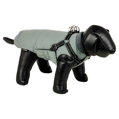 Nobby Hundemantel Zira 2 in 1 schilfgrün wasserabweisend für Hunde
