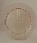 Macbeth Evans THISTLE pink Depression Glass 10 1/4” Divided Grill Plate