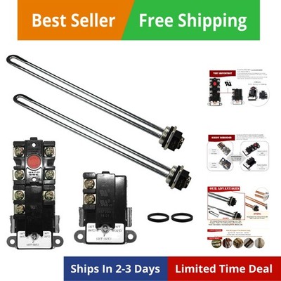EWH-01 Electric Water Heater Tune-Up Kit, Includes Two Water Heater Thermosta...