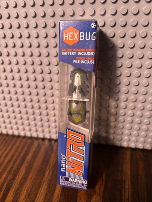 Hexbug Nano Nitro Single Battery Powered Robotic Creature Robot BugGray & Yellow
