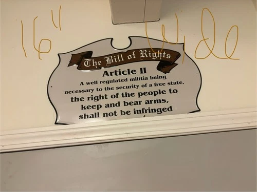 Tin Signs 2nd Amendment Vintage Metal Signs