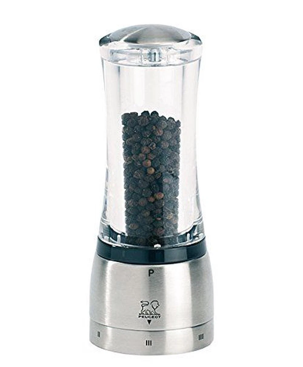 Peugeot Pepper Mill Transparent/Stainless Steel - 16cm Clear