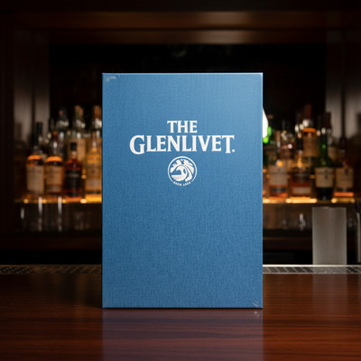 The Glenlivet Whiskey Notizbuch A5 Tagebuch Glas Gläser NEU