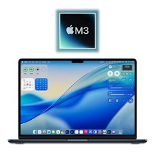 2024 Apple M3 MacBook Air 15.3" 90%+ 8GB/1TB SSD (Midnight) A3114 w/Warranty