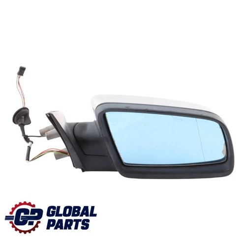 BMW E60 E61 LCI Wing Mirror Heated Right O/S Titansilber Silver 354 7189572