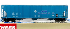 HO WALTHERS 932-41219 PLATINUM EVANS 4780 3-BAY COVERED HOPPER ADM 30426 BLUE