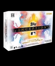 2024 TOPPS INCEPTION HOBBY BOX (1 AUTO/7 Cards) MLB Baseball Brand New Sealed