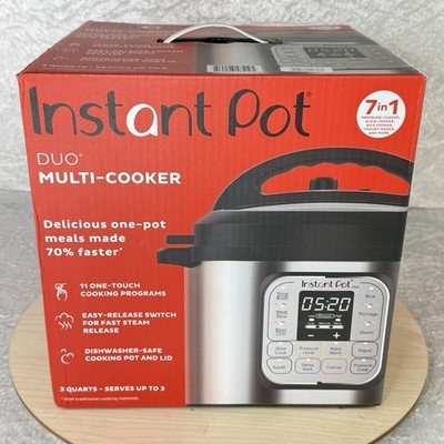 Instant Pot 7-in-1 Duo Multi-Cooker - Model Duo Mini V5 - 3 Qt. - New, Open Box