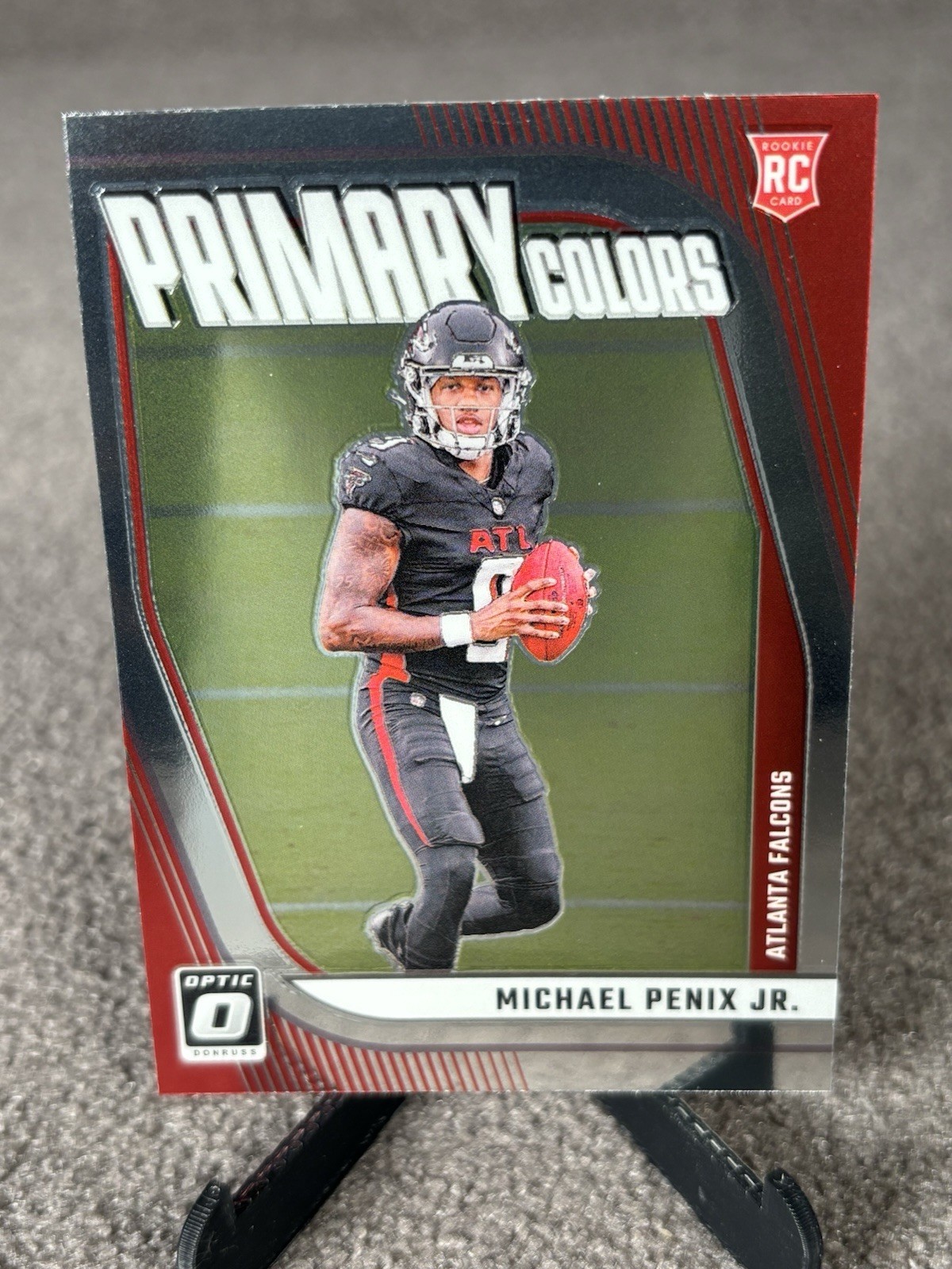2024 Panini Donruss Optic Michael Penix Jr. Rookie Primary Colors #17 RC Falcons