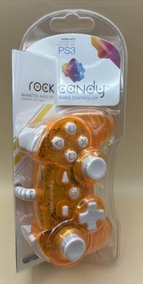 Brand New PDP Rock Candy Wired PS3 Controller Orange Rare