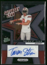 2025 Prizm Draft Picks Tavien St. Clair Saturday Star Auto