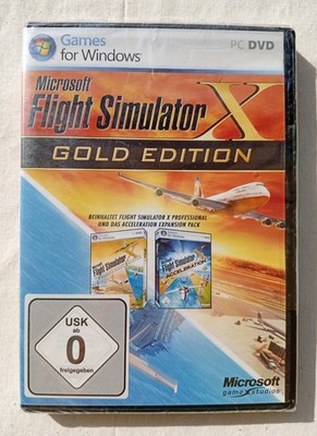 Microsoft Flight Simulator X Gold Edition (PC) Games for Windows OVP Sammler 
