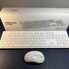 Wireless Combo desktop KeyBoard Mouse Set Black