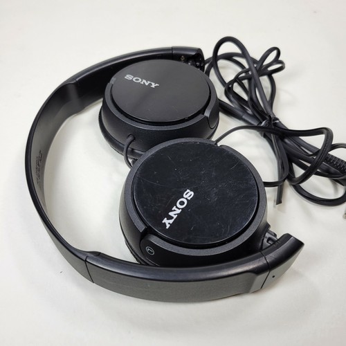 Sony 1-7-1 Konan Minato-Ku Headphones Black Folding Compact Over Ear - Picture 2 of 4