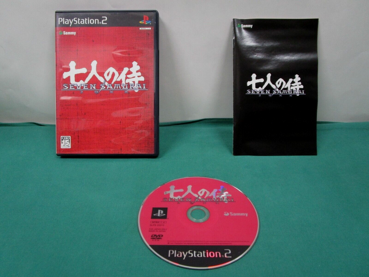 PlayStation2 SEVEN SAMURAI 20XX Kurosawa Moebius  40229