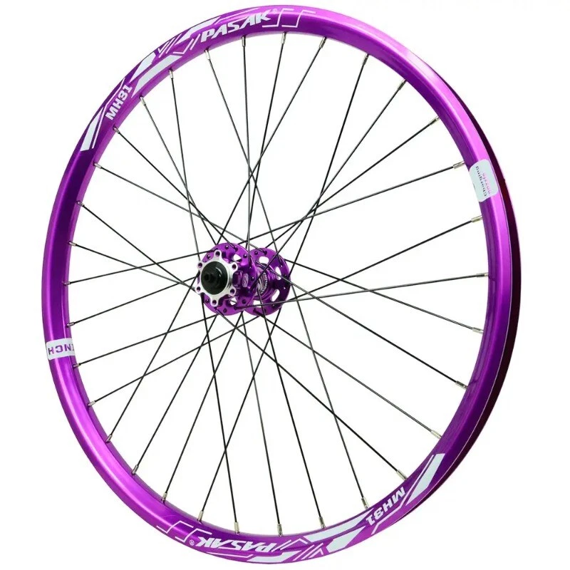 24inch AM DH MTB Aluminum Alloy Wheelset Thru Axle or QR 6 Pawls Hub HG MS XD - Image 2 of 4