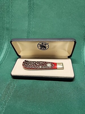 1995 Smith & Wesson USA .357 Magnum 60th Anniversary Trapper Knife, #1159