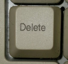 Delete Key Only For Micro Innovations Keyboard Replacement Part One Piece