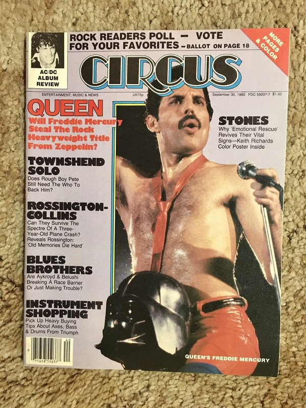 Queen Circus Magazine September 30, 1980