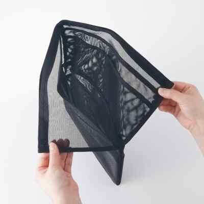 バッグ ^^ MUJI Nylon mesh bag in bag Vertical type for A4 size | eBay