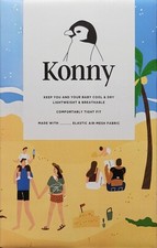 Konny Baby Carrier Summer Black Medium-KO240103 Mesh Sling New Unopened In USA