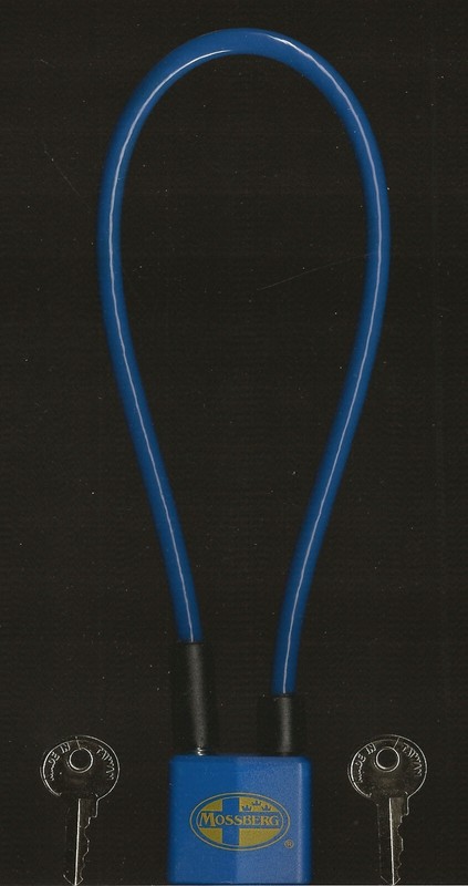 Mossberg Gun Lock with 15" Cable, Blue