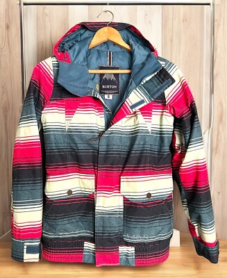 BURTON Cassidy Women's Small Snowboard Hooded Jacket Ski Dry Ride