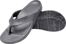 NUUSOL CASCADE Flip Flops "Made in America" Granite Gray Womens 9 Free Ship