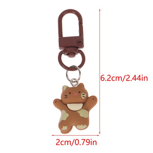 Lovely Cartoon Little Cat Keychain Creative Keyring Pendant Bag Hanging Gifts - Picture 3 of 13