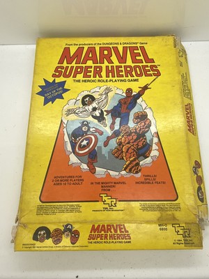 Marvel Superheroes: The Heroic Role-Playing Game (6850) INCOMPLETE (See Photos)