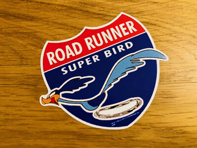 ROAD RUNNER SUPER BIRD Aufkleber Sticker Coyote Plymouth Motorsport Beep Mi060