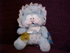 0" Babykins Garfield Blue Plush Toy With Pacifier and Tags Fun Farm By Dakin
