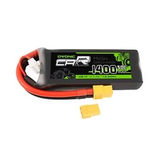 OVONIC 11.1V 3S 50C 1400mAh Lipo Battery XT60+TRX for RC Car /16 traxxas E-Revo