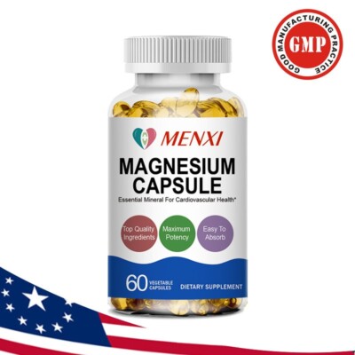 Magnesium Glycinate 500MG High Absorption,Improved Sleep,Stress & Anxiety Relief