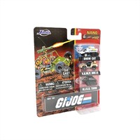 Jada G.I Joe Nano Hollywood Rides Collectors Die Cast Series 1:87 3 Autos NV18
