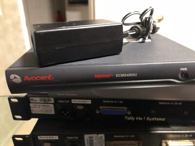 Avocent Emerge ECMS4000RU Dual Video Extender Over IP Receiver 510-145-501