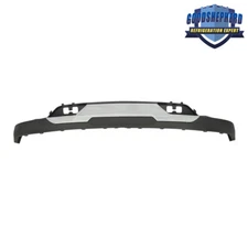 Front Bumper Valance For 2016-2017 2018 Silverado 1500 w/ Chrome Skid Plate Set