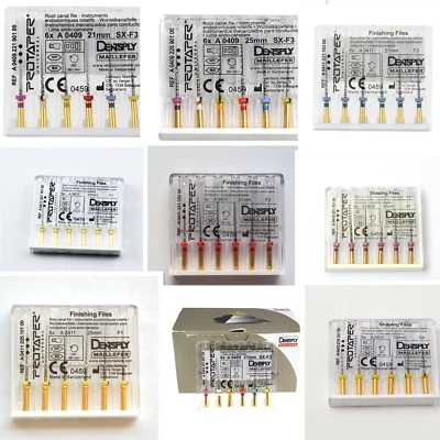 Dentsply Rotary ProTaper Universal Engine NiTi Files (1 Pack) 6 Files per pack