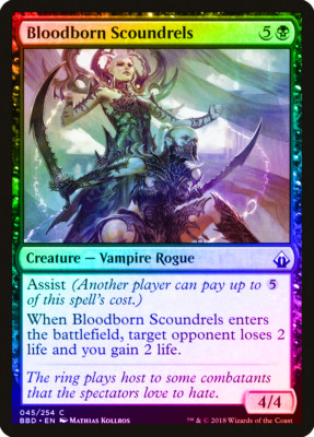 Bloodborn Scoundrels FOIL Battlebond NM Black Common MAGIC MTG CARD ABUGames | eBay Bloodborn Scoundrels FOIL Battlebond NM Black Common MAGIC MTG CARD ABUGames | eBay