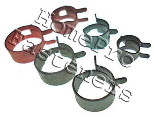 50 pc LINCOLN MERCURY VACUUM FUEL TRANS RUBBER HOSE PINCH SPRING CLAMPS FREE SH - Picture 1 of 1
