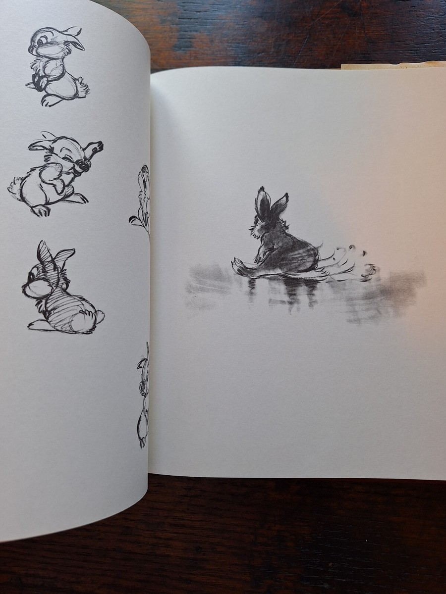 Walt Disney's Bambi The Sketchbook 1st Ed Published 1997 w/Dust