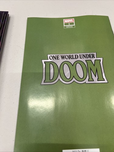 One World Under Doom #1 (Of 9) JTC Negative Space Virgin Variant - Picture 8 of 10