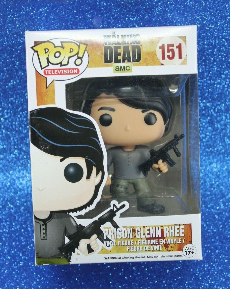 Funko Pop! The Walking Dead – Prison Glenn Rhee N°151, Figurine Vinyle Occasion