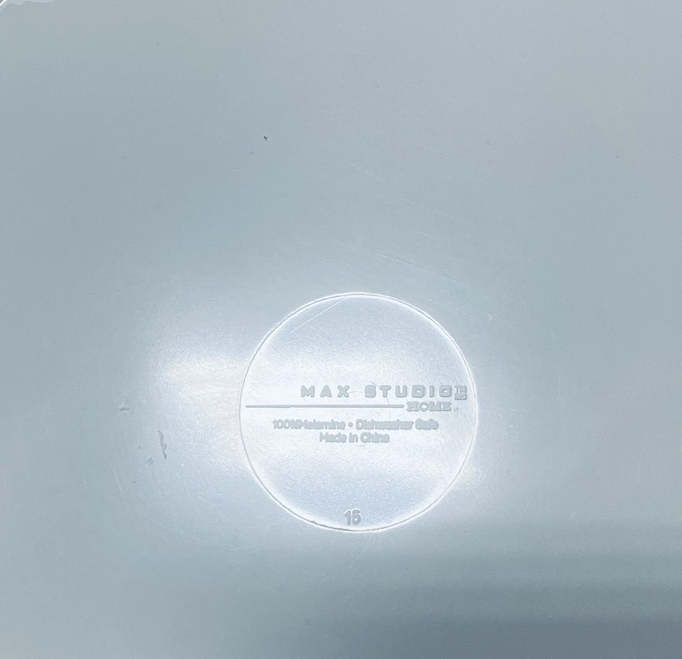 Max Studio Melamine 6 Plates Green With White Sail Boats 10.5” Dinner EUC - Image 4 of 4