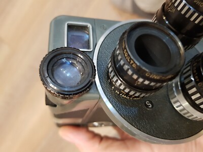 ARCO Eight 8mm Cine Camera Japan – Triple Lens – Working – Vintage