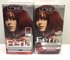 2 X Loreal FERIA 67 Rich Auburn Brown -Cardinal hair Color